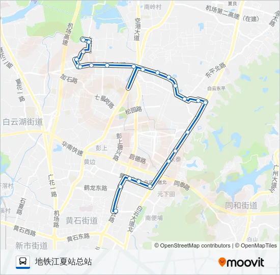 公交663路的线路图