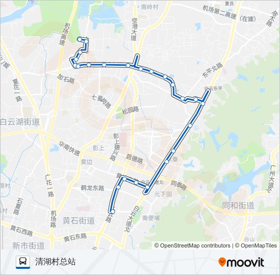 公交663路的线路图