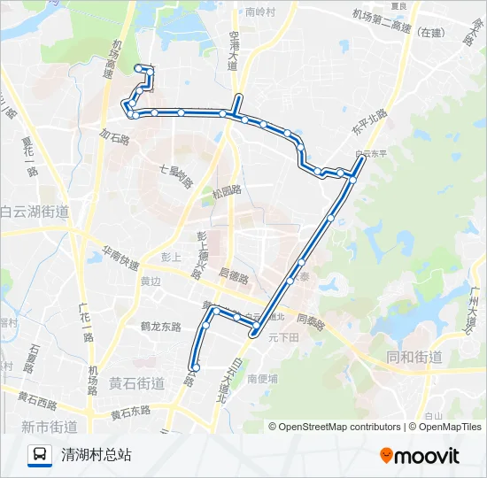公交663路的线路图