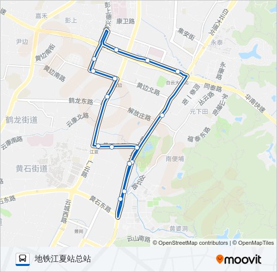 公交667路的线路图