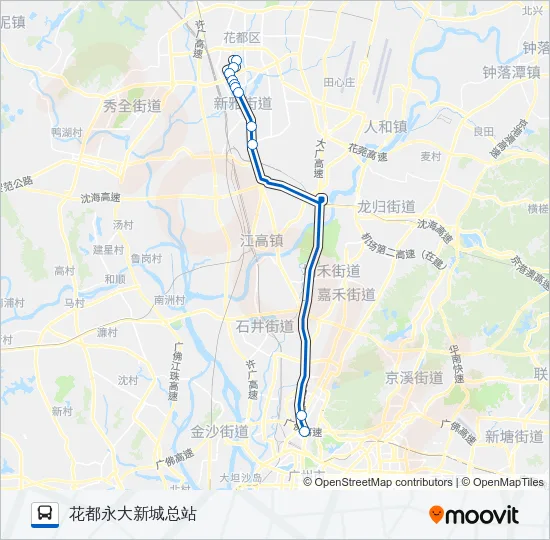 702路 Bus Line Map