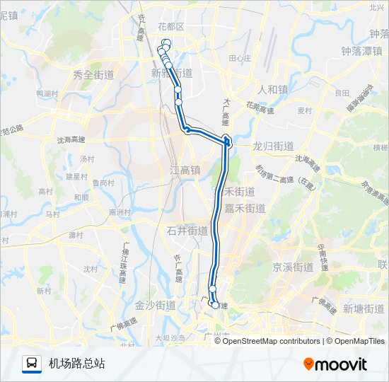 702路 Bus Line Map