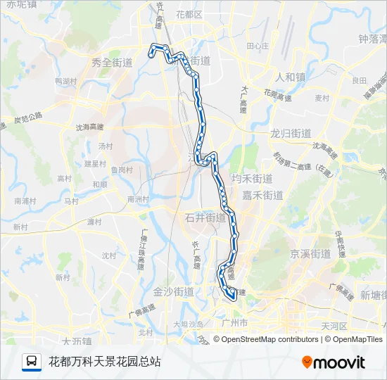 703路 Bus Line Map
