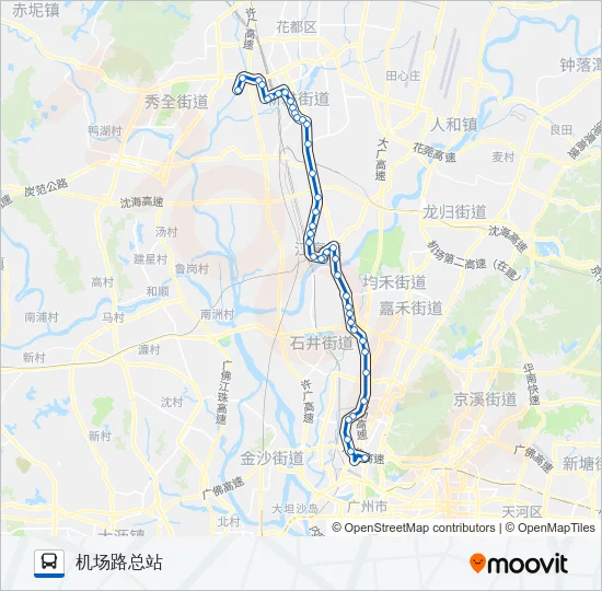 703路 Bus Line Map