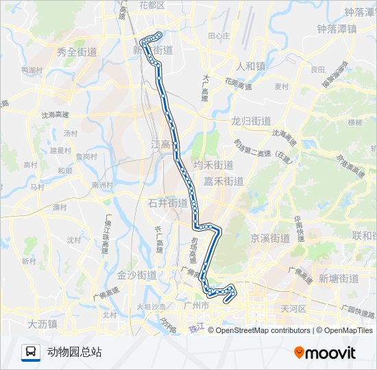 公交706路的线路图