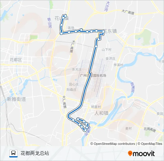 708路 Bus Line Map