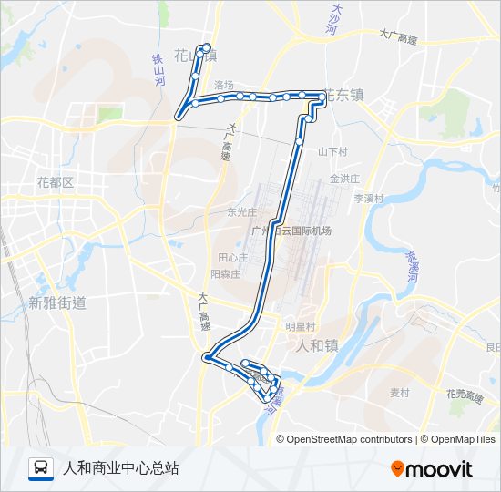 公交708路的线路图