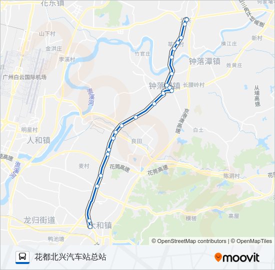 公交709路的线路图