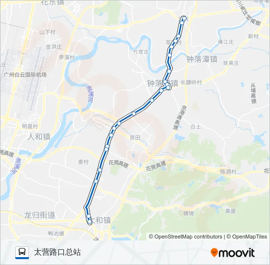 709路 Bus Line Map