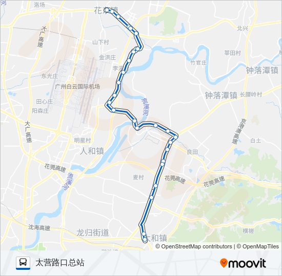 公交710路的线路图