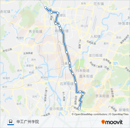 712路 Bus Line Map