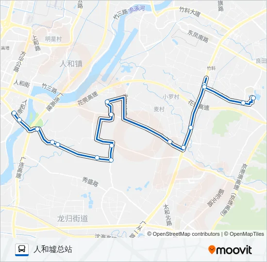 724路 Bus Line Map