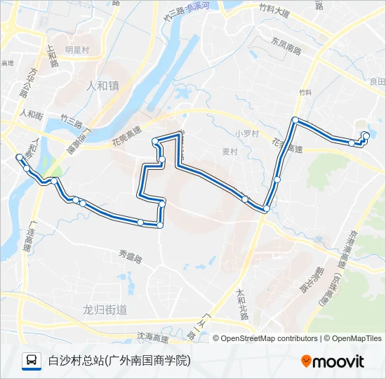 724路 Bus Line Map