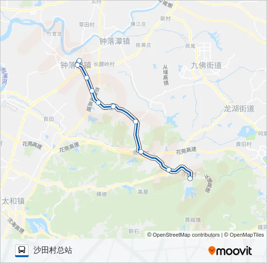 726路 Bus Line Map