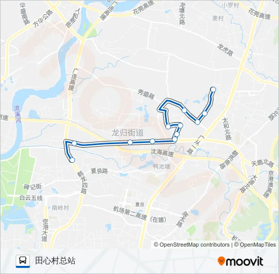 公交735路的线路图