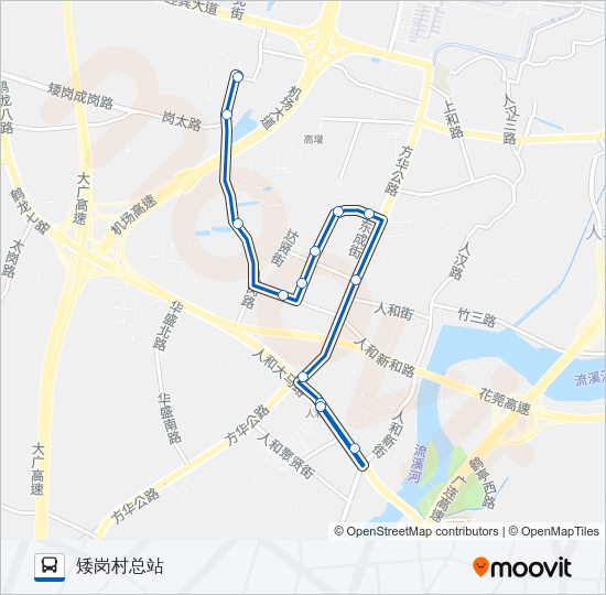 公交737路的线路图