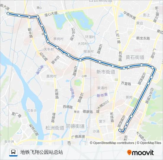 742路 Bus Line Map