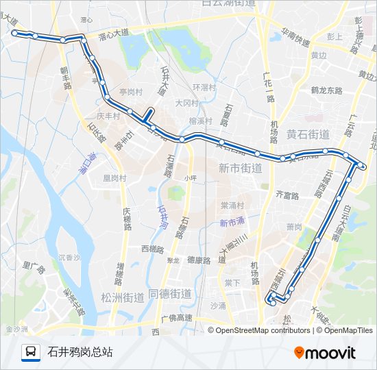公交742路的线路图