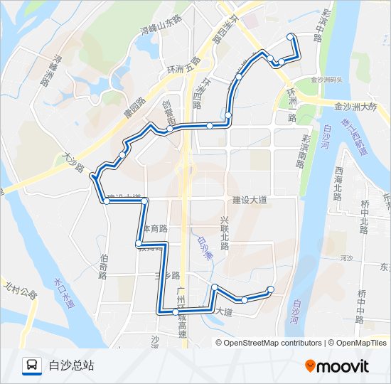 公交746路的线路图