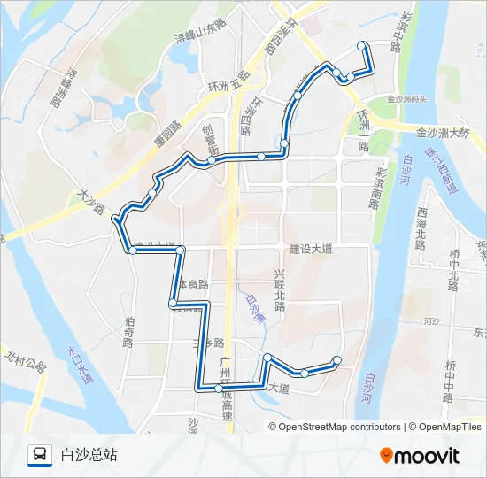 公交746路的线路图