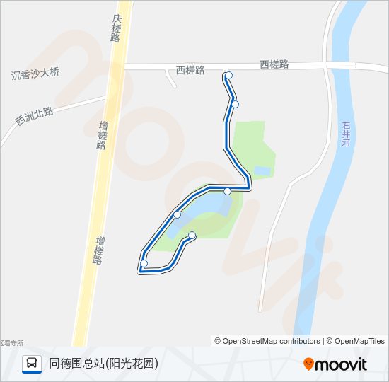 公交748路的线路图