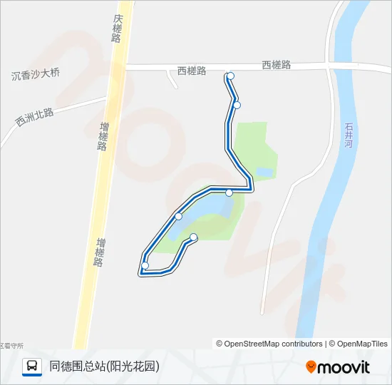 公交748路的线路图