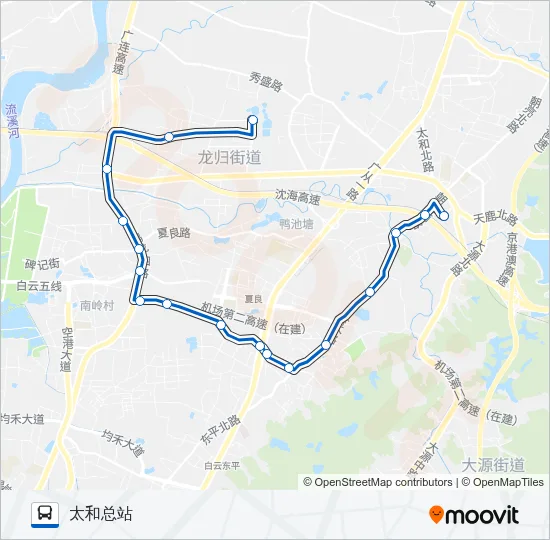 751路 Bus Line Map