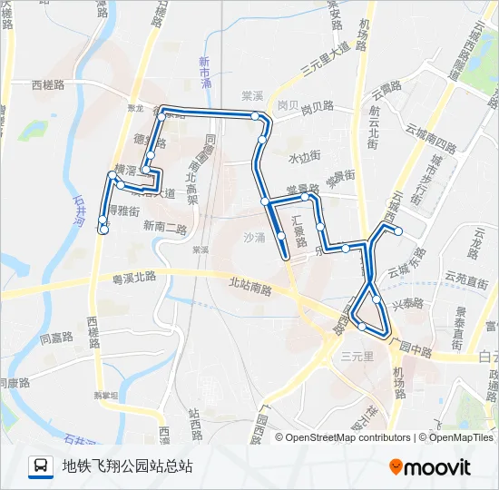 752路 Bus Line Map