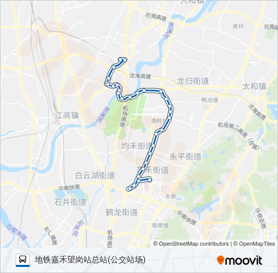 公交753路的线路图