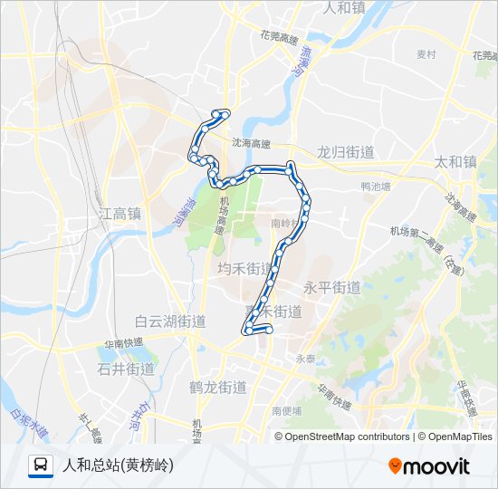 公交753路的线路图