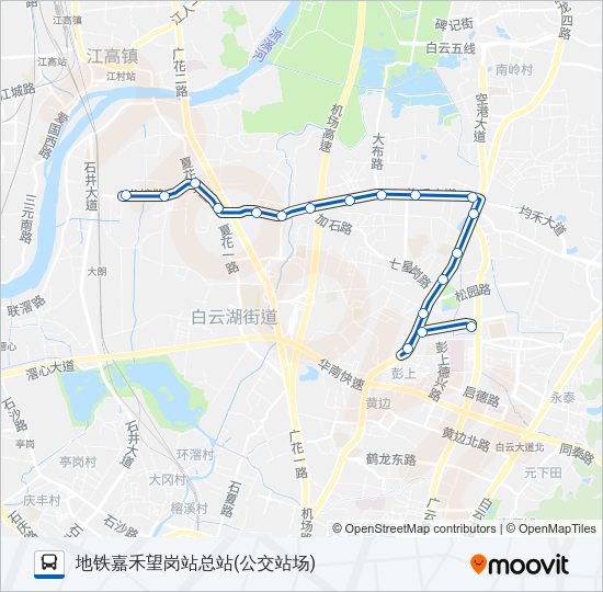 公交756路的线路图