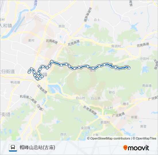 公交758路的线路图