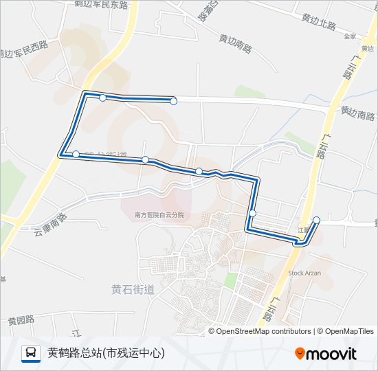 公交759路的线路图
