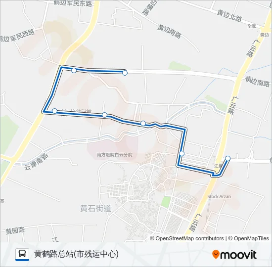 公交759路的线路图