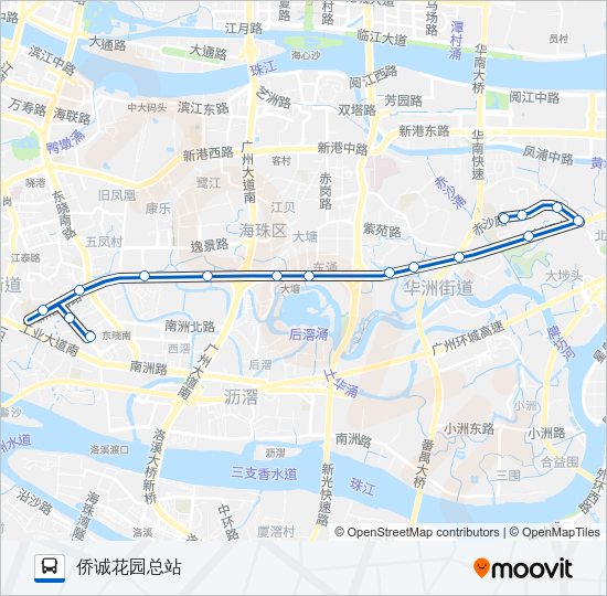 公交761路的线路图