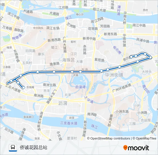 公交761路的线路图