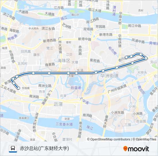 公交761路的线路图