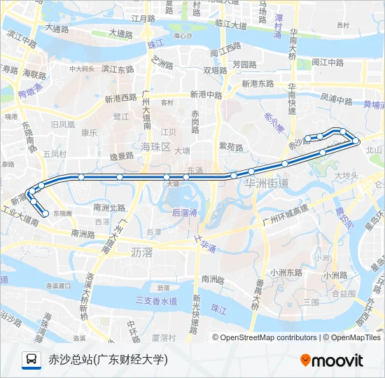 公交761路的线路图
