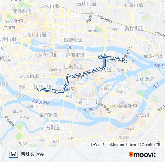 公交762路的线路图