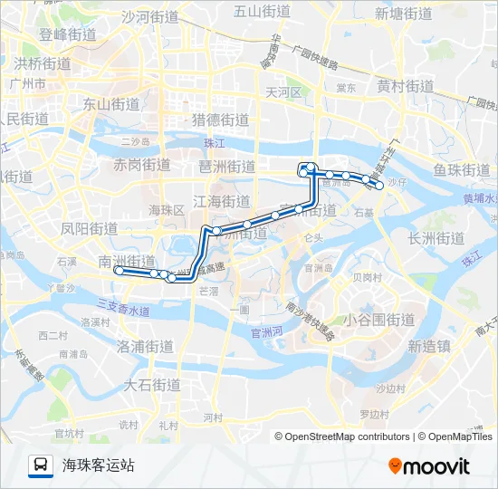 公交762路的线路图