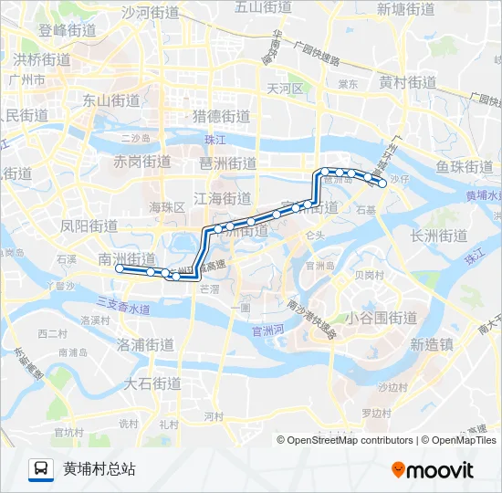 公交762路的线路图