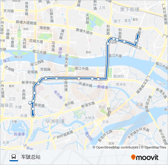 公交763路的线路图