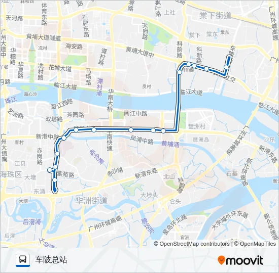 公交763路的线路图