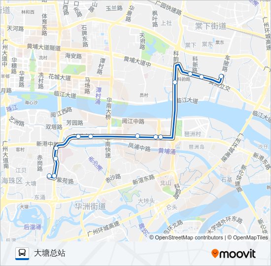 公交763路的线路图