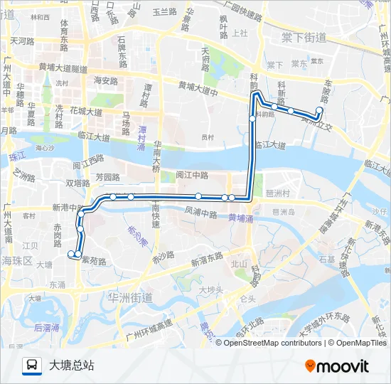 公交763路的线路图