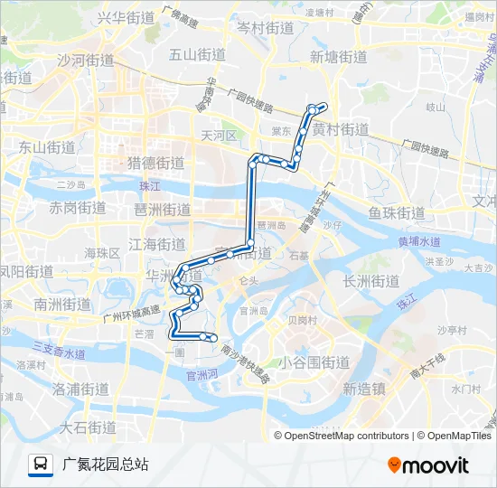 公交764路的线路图