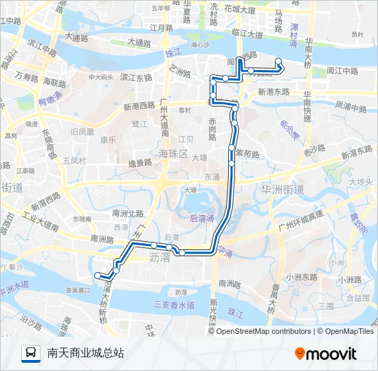 公交765路的线路图