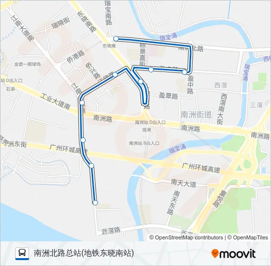 766路 Bus Line Map