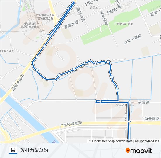 公交770路的线路图