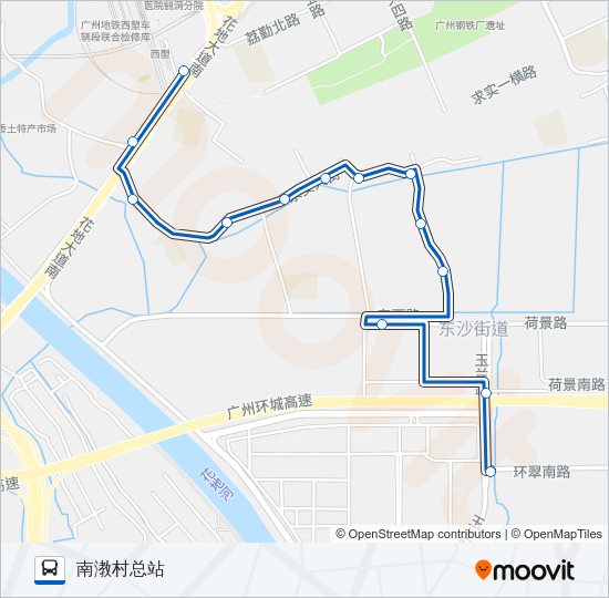 公交770路的线路图